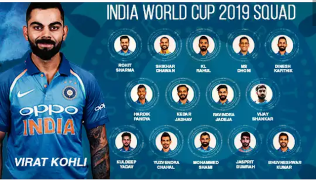 India's squad for World Cup 2019, Cricket World Cup 2019